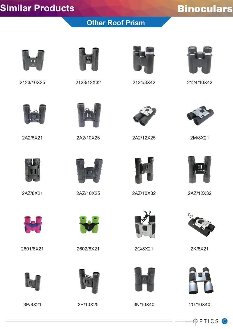 8X Outdoor Roof Prisms Compact Children Binocular 8X21 Binoculars