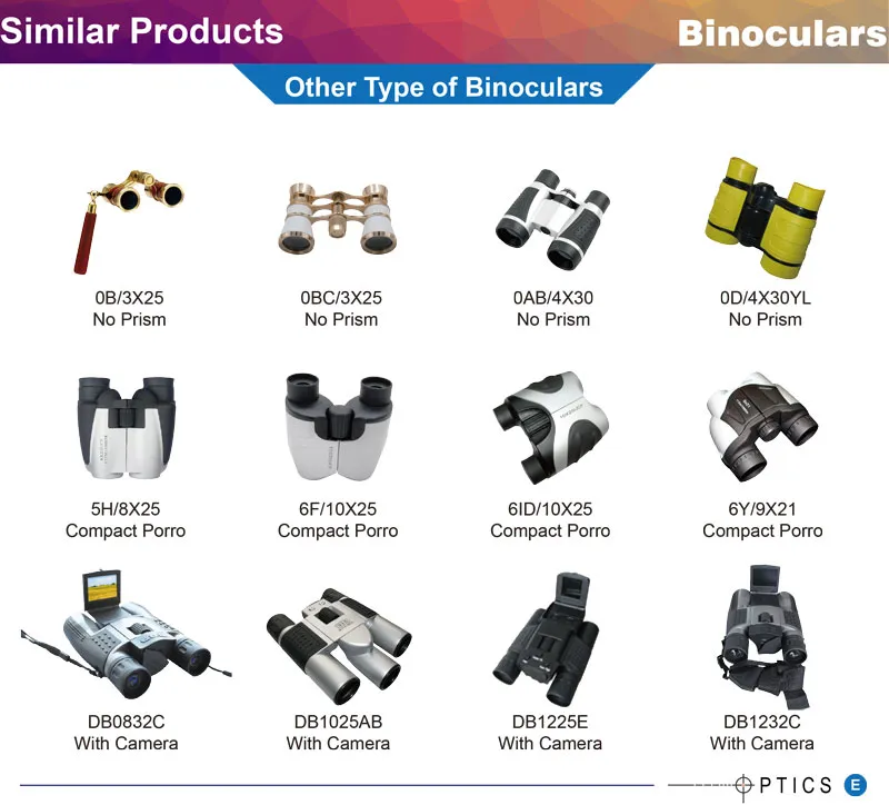 Auto Focus Opera Binoculars, Galilean Binoculars, Promotion Gift