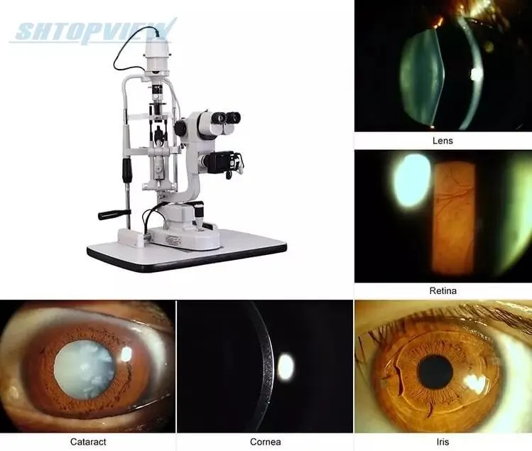 Best Digital Slit Lamp Price with HD SRL Camera Slm-3er and Free Software