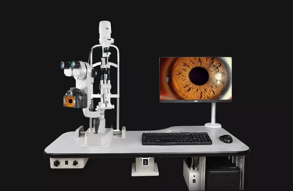 Best Digital Slit Lamp Price with HD SRL Camera Slm-3er and Free Software