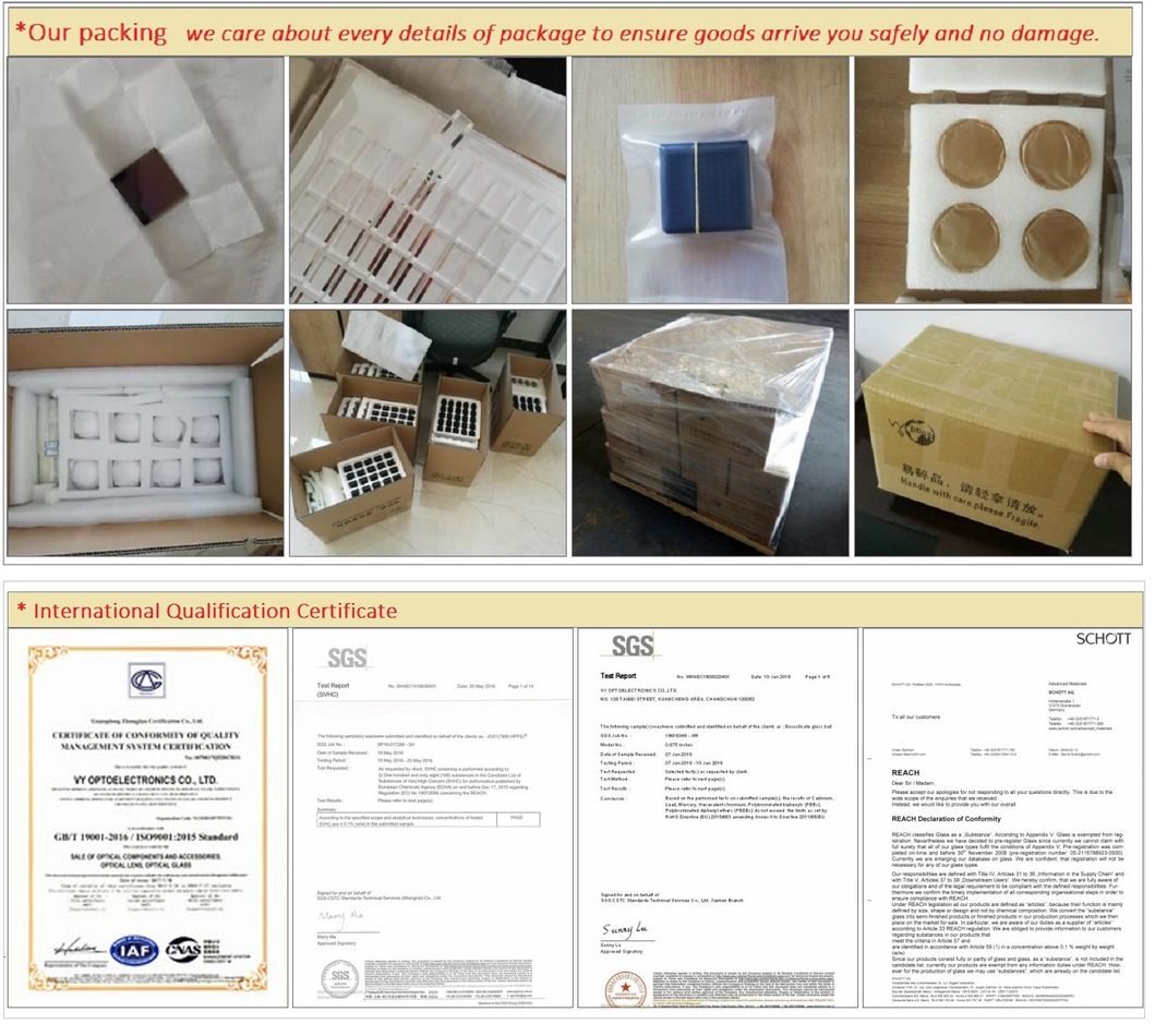 Custom Optical Glass Aspherical Lens for Laser Collimator
