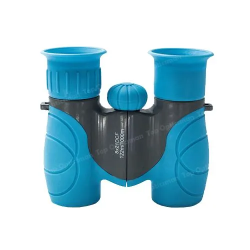 Custom Rubber Color Compact Children Binoculars 8X Rubber Binoculars