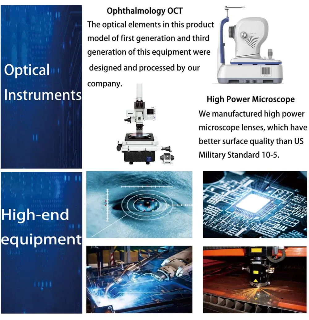 Customized Bk7/H-K9l AR Coated Spherical Optical Plano Concave Lenses