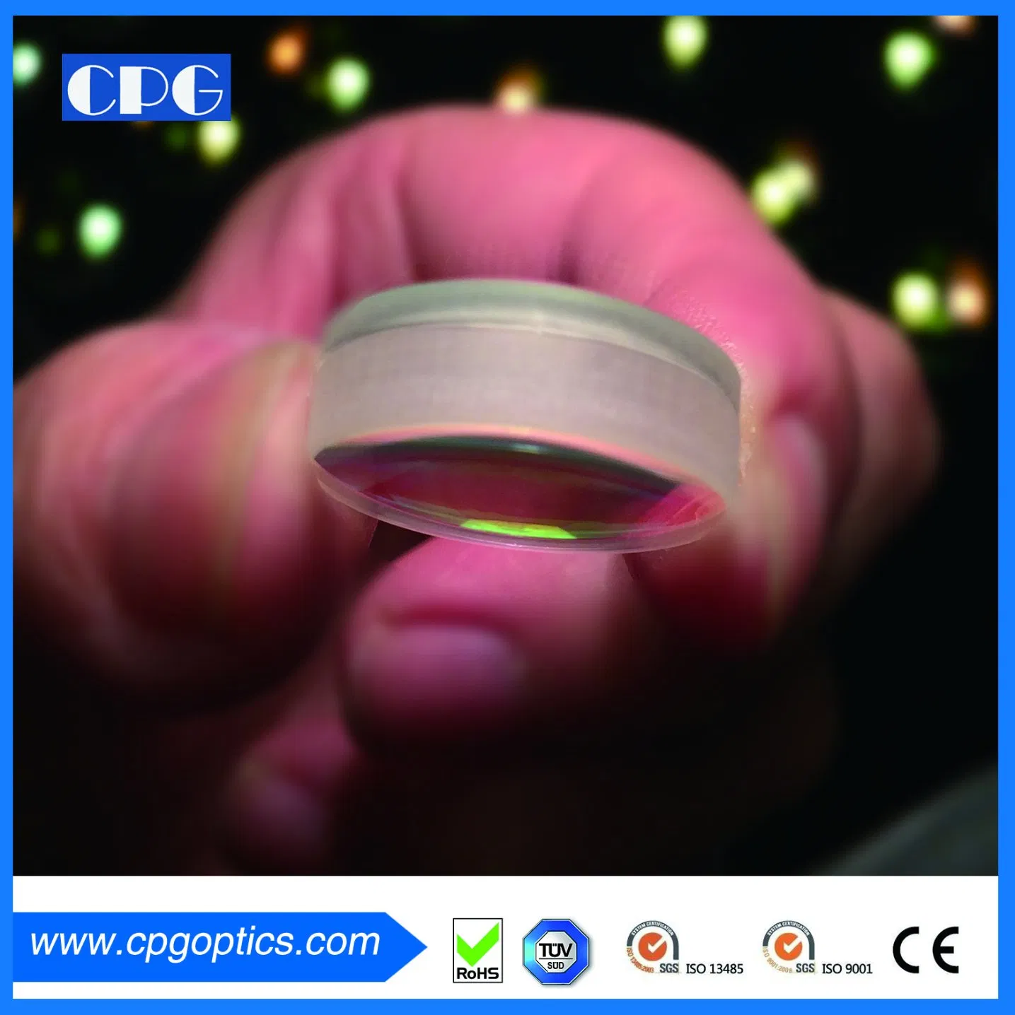 Dia19.5mm (AR) Coated Optical Achromatic Doublet Lens