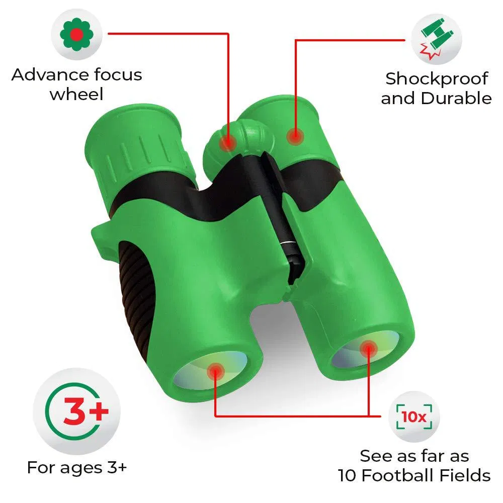 Durable Far Distance Folding Children Binocular 21X8 for Kids