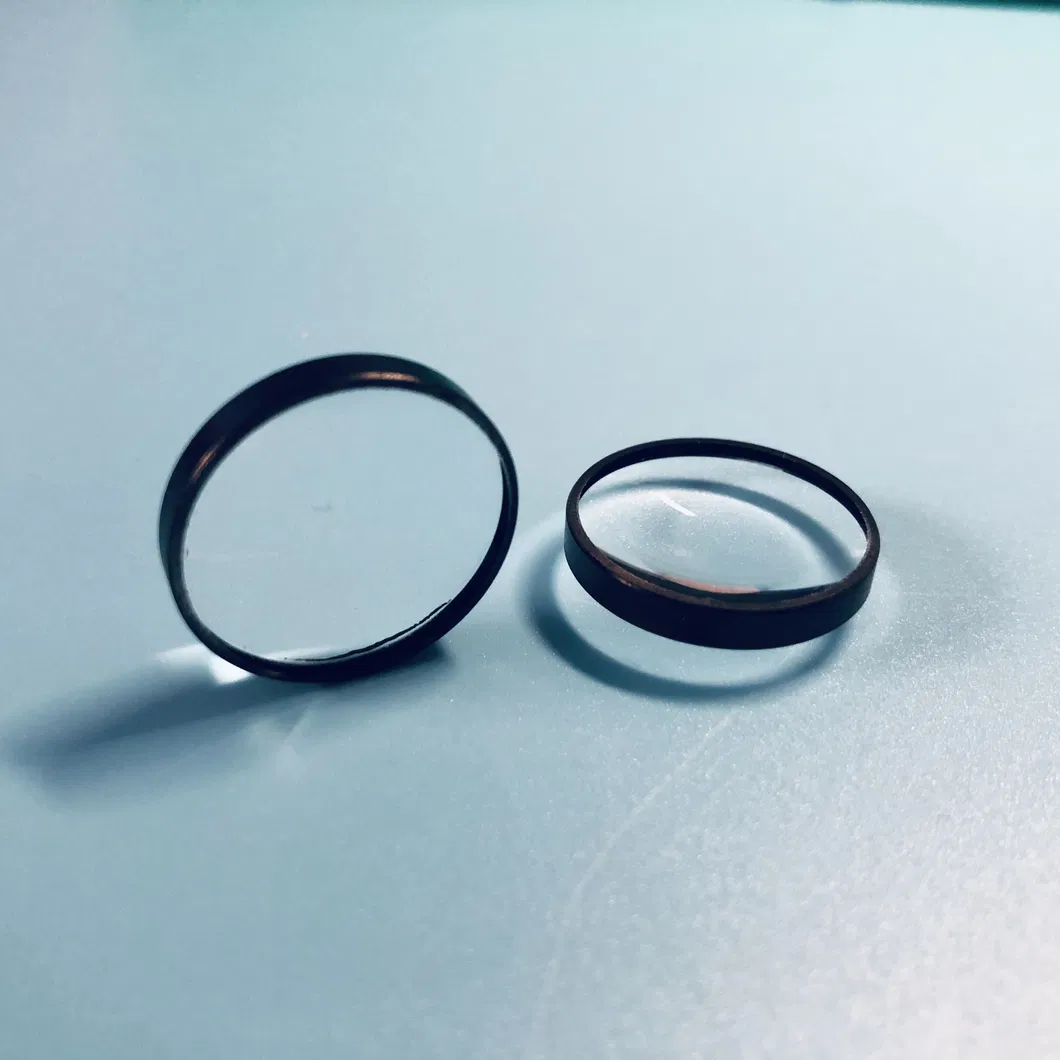Edge Black Paint Optical IR CaF2, Znse, Zns, Ge, Mgf2 and Si Glass Meniscus Concave Convex Lens for IR System