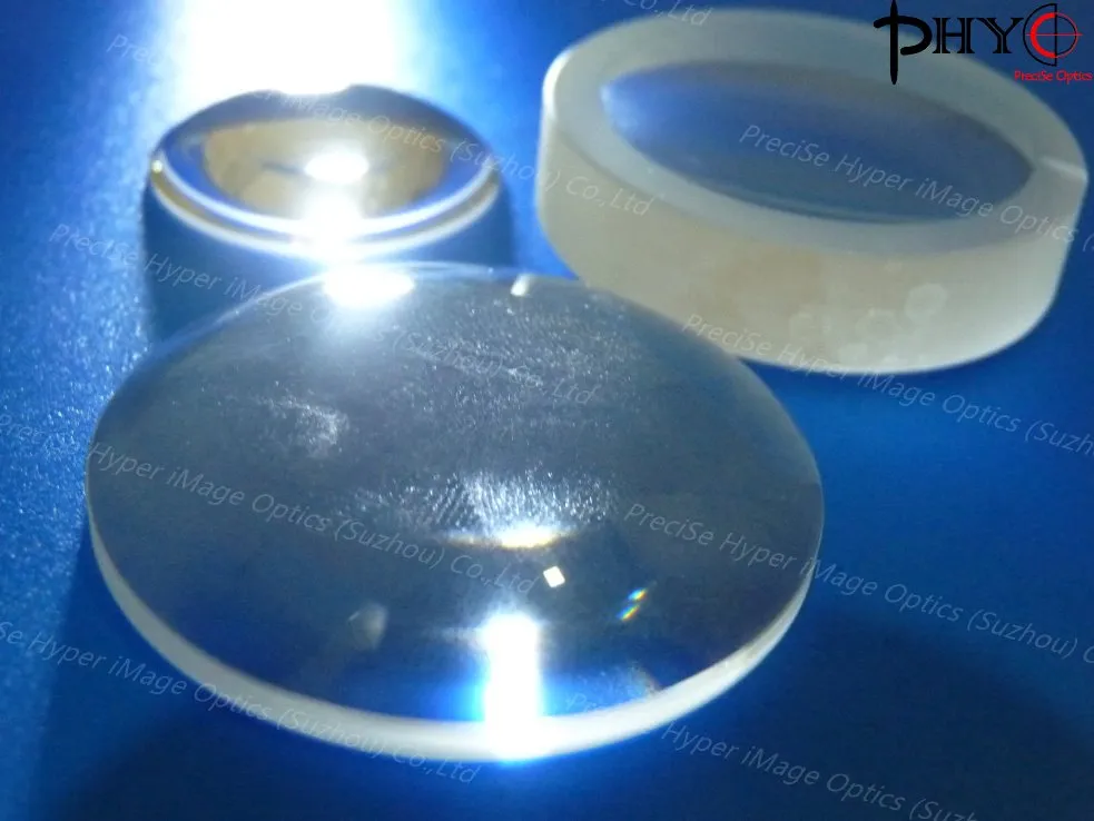 Fused Silica Optical Planoconvex Lens with Ar Coating Both Sides