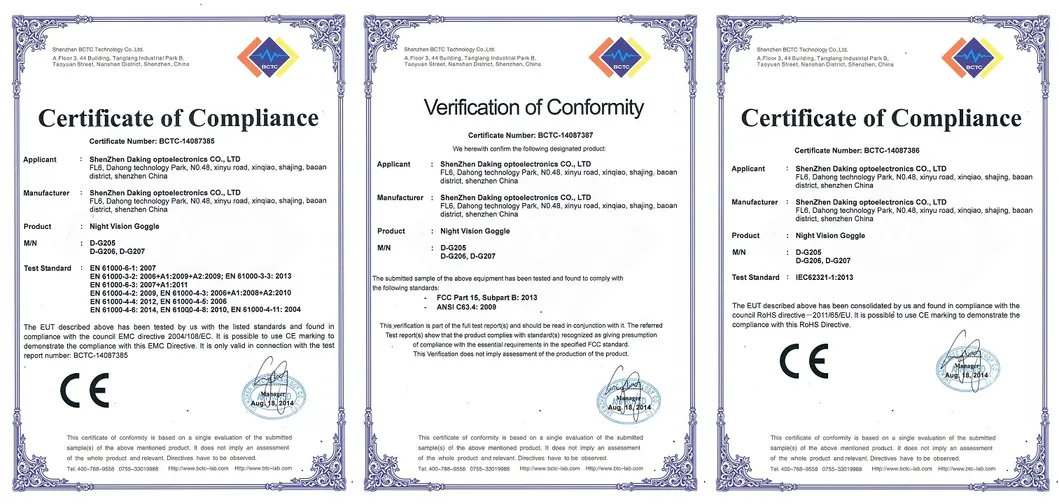 Gen2+ Night Vision Telescopes for Night Outdoor Activities (D-G2071)