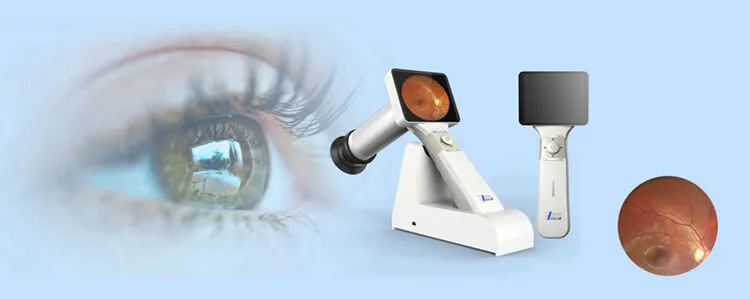 Handheld Digital Portable Eye Exam Fundus Camera, Ophthalmic Fundus