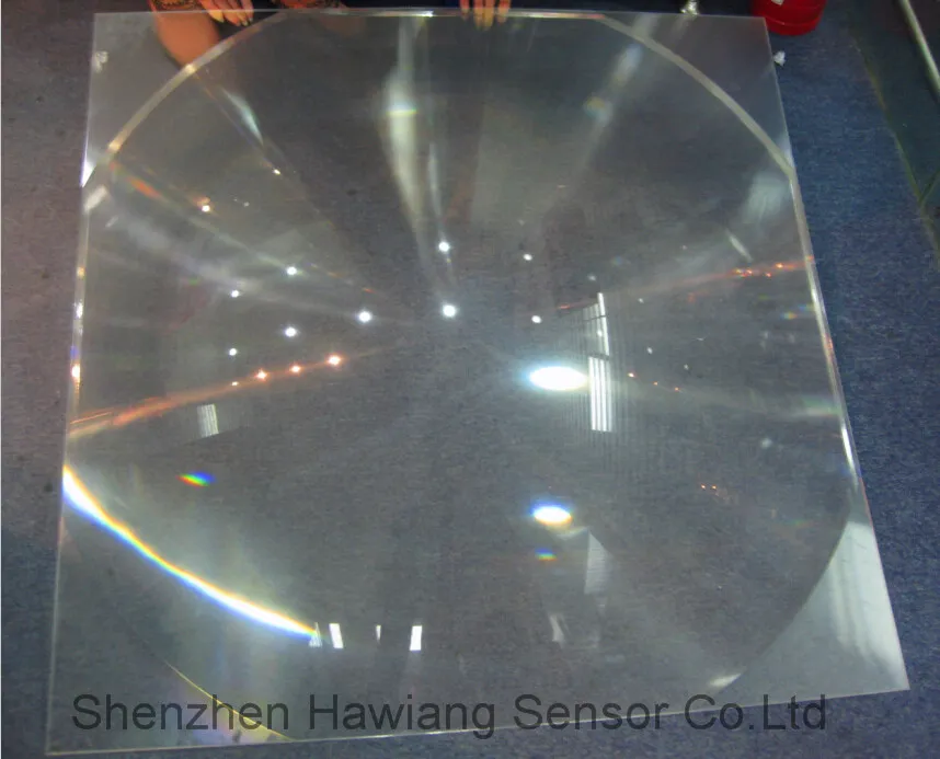 Hw-F1000-1 Large Size Optical Fresnel Solar Lens Diameter 1100mm Solar Concentrator Solar Energy Fresnel Lens for Cooking Fresnel PMMA Spot Lens
