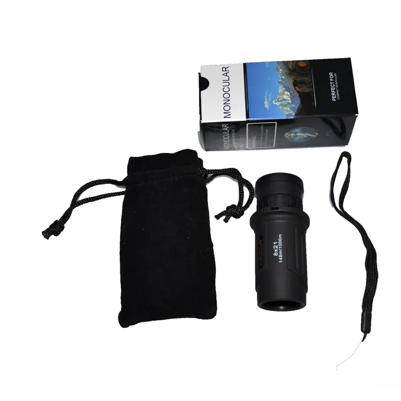 Mini Monocular 6X21 Wide Angle 10.5 Degree Pocket Monocular Telescope Portable for Women or Kids Traveling Concert