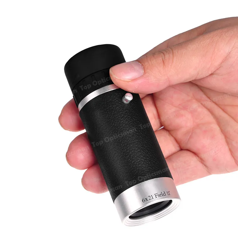 Mini Portable Compact High Quality Popular 6X21 Metal Body Ultra Wide Angle Monocular Telescope Nitrogen-Filled Waterproof Shock Proof
