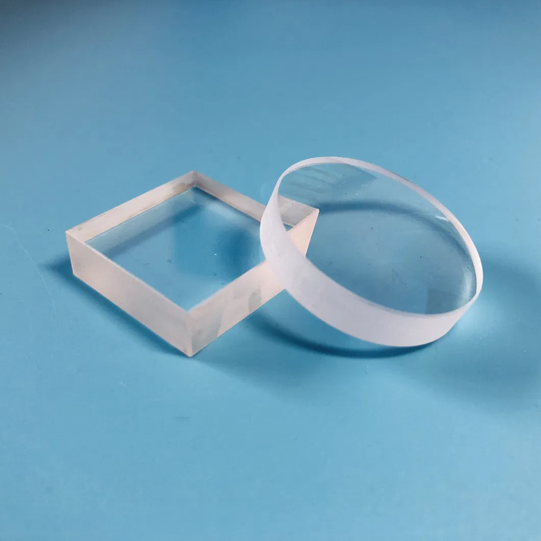 Monocrystalline (Single Crystal) IR CaF2/Baf2/Mgf2/Lif Optical Flat Glass Windows/Lens/Sheet/Cube for IR System