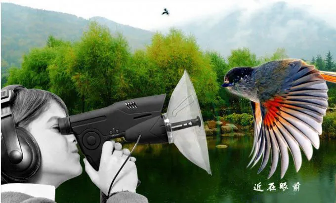 Monocular Telescope for Outdoor Wildlife Bird Watching Listening Device