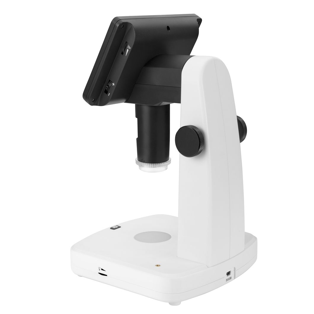 Newest 1080P 5 Inch LCD Microscope, Portable Digital Switchable Polarizing Microscope