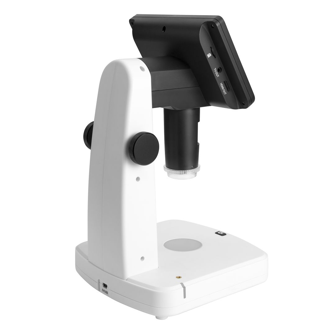 Newest 1080P 5 Inch LCD Microscope, Portable Digital Switchable Polarizing Microscope