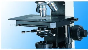 Portable Metallurgical Microscope with 10X Flat Field Eyepiece Intj-L11