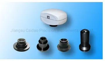 Portable Metallurgical Microscope with 10X Flat Field Eyepiece Intj-L11