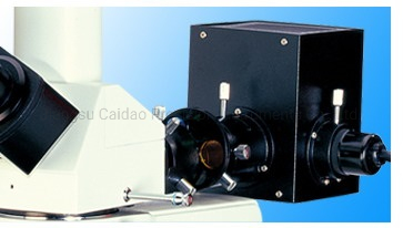 Portable Metallurgical Microscope with 10X Flat Field Eyepiece Intj-L11