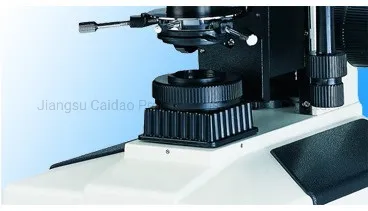 Portable Metallurgical Microscope with 10X Flat Field Eyepiece Intj-L11