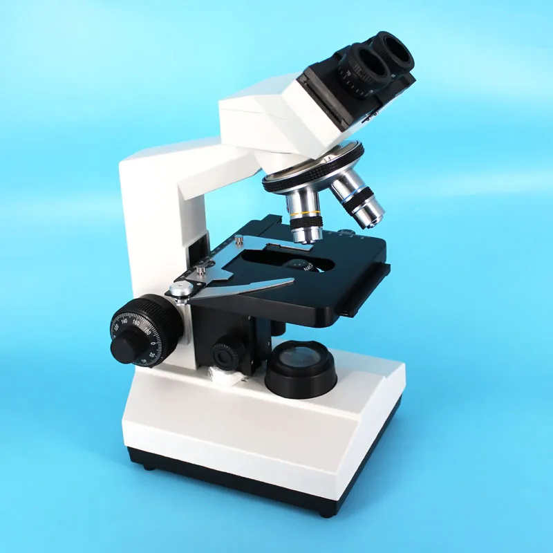 Reflected Light Illumination Slices Watching Advanced Biological Microscope