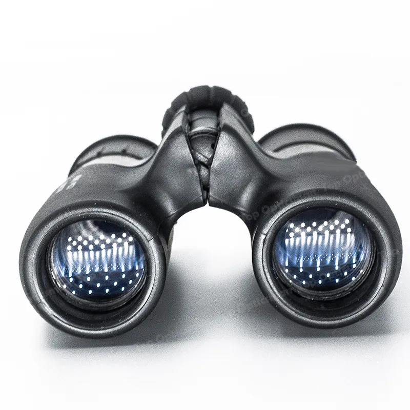 Small Black Child Binoculars 8X21mm Rubber Adjustable High Quality Telescope